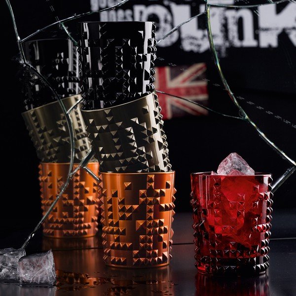 Oranžová sklenička z křišťálového skla Nachtmann Punk, 348 ml-image-1