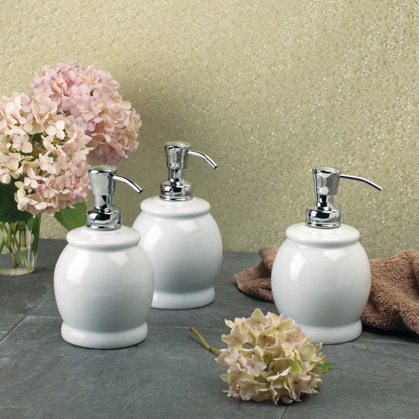 Bílý dávkovač na mýdlo iDesign York, 440 ml-image-2
