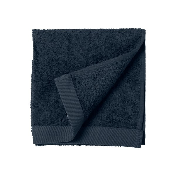 Modrý ručník z froté bavlny Södahl Indigo, 60 x 40 cm