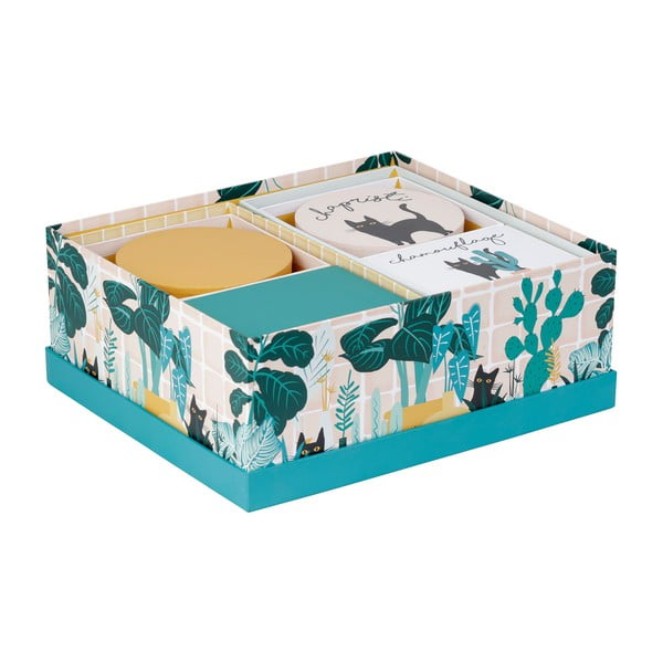 Dekorativní kartonové úložné boxy s víkem v sadě 9 ks Chamouflage – Jardin d'Ulysse-image-3