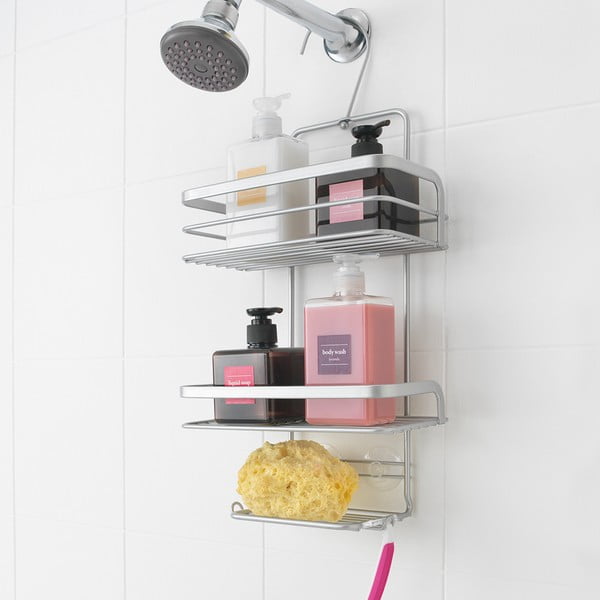 Nástěnná polička Metaltex Viva, výška 47 cm-image-1