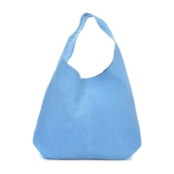 Modrá kožená kabelka Mangotti Bags Abelie