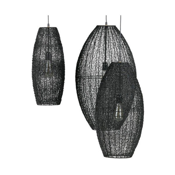 Černé závěsné svítidlo BePureHome Creative, ⌀ 40 cm-image-2