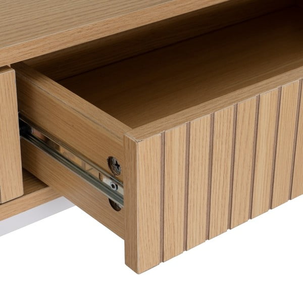 Konzolový stolek v dekoru dubu v přírodní barvě 30x100 cm Mid-Lines – Casa Selección-image-3