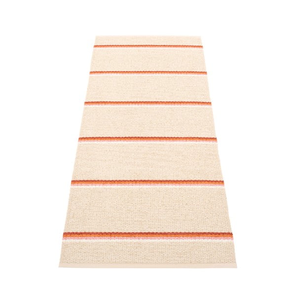 Vnitřní a venkovní běhoun v cihlové barvě/krémový 70x180 cm Olle Brick Cream – Pappelina
