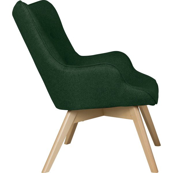 Tmavě zelené křeslo Niko – Ropez-image-3