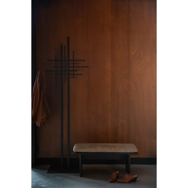 Černý ocelový věšák 71x185 cm Rumex – Dutchbone-image-1