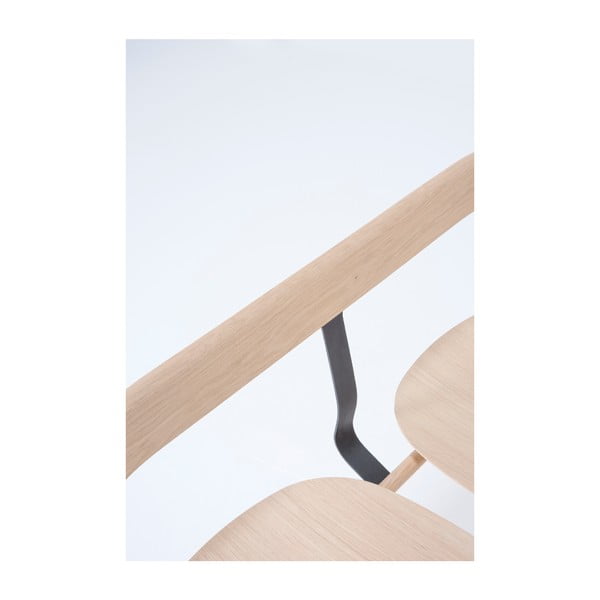 Přírodní lavice z dubového dřeva Gazzda Ava-image-4