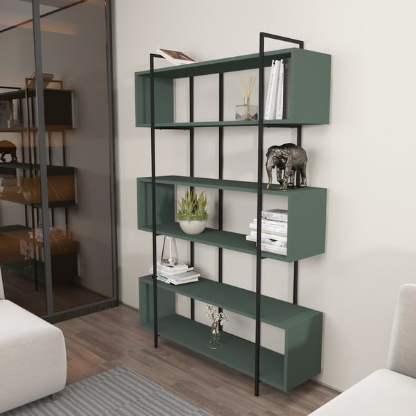 Zelená knihovna 120x180 cm Bruti – Kalune Design-image-3