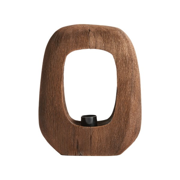 Hnědá stolní lampa (výška 30 cm) Kelafo – Light & Living-image-4