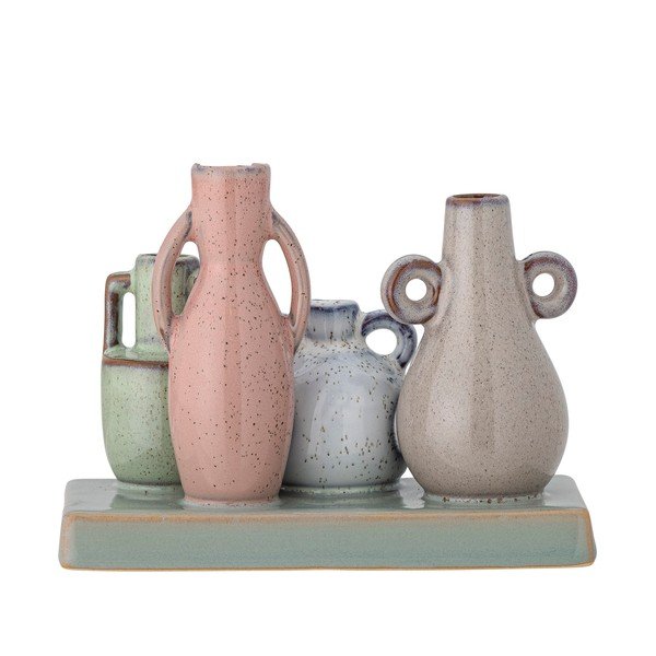 Váza z kameniny (výška 11 cm) Aidan – Bloomingville-image-1