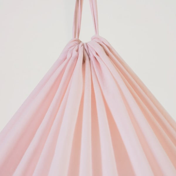 Světle růžový bavlněný baldachýn Carelene – Kave Home-image-1