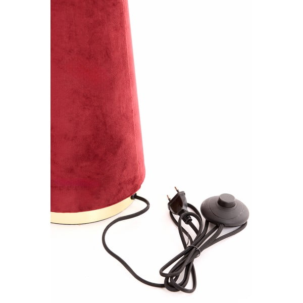 Červená stojací lampa s textilním stínidlem (výška 168 cm) Devia – Light & Living-image-4