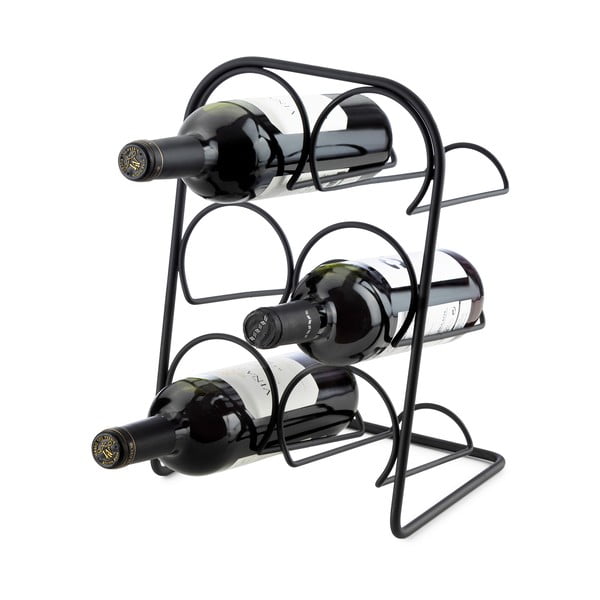 Kovový stojan na víno na 6 lahví – Compactor