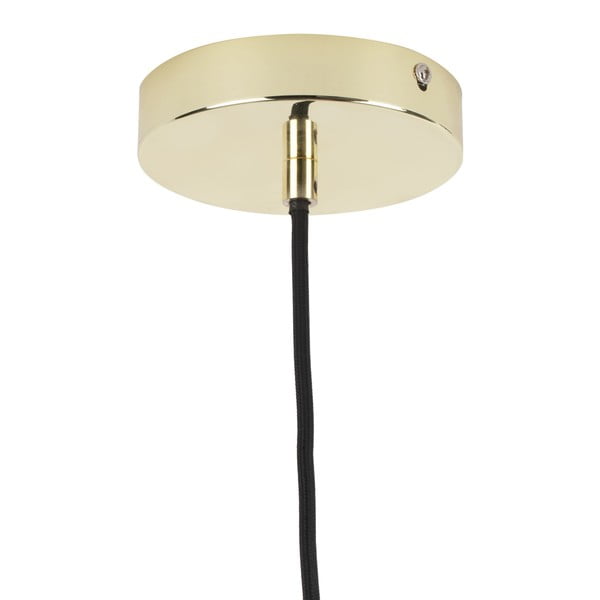 Kovové závěsné svítidlo ve zlaté barvě Leitmotiv Lucid, ø 35 cm-image-3