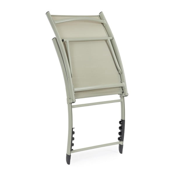 Taupe kovové zahradní lehátko Taylor – Bizzotto-image-3