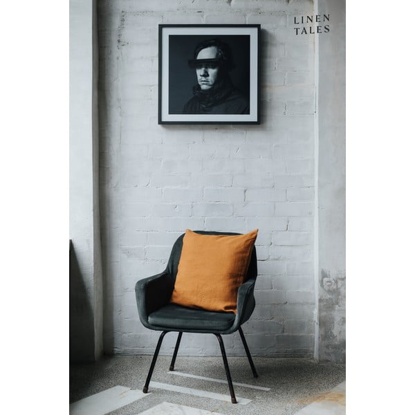 Lněný povlak na polštář 40x40 cm Hazelnut – Linen Tales-image-2