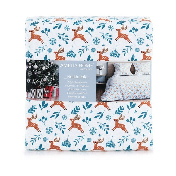 Flanelové povlečení na dvoulůžko AmeliaHome Snuggy Northpole, 200 x 200 cm-image-4