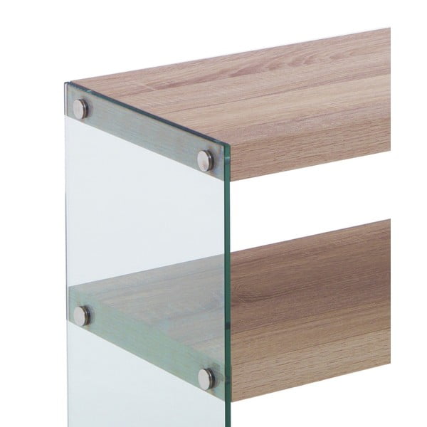 Konzolový stolek s deskou v dubovém dekoru v přírodní barvě 35x100 cm Nancy – Tomasucci-image-3