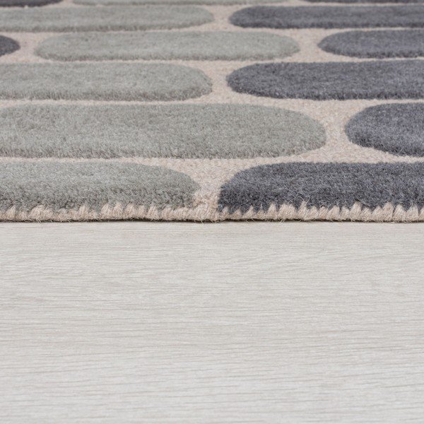 Šedý vlněný koberec Flair Rugs Fossil, 160 x 230 cm-image-3