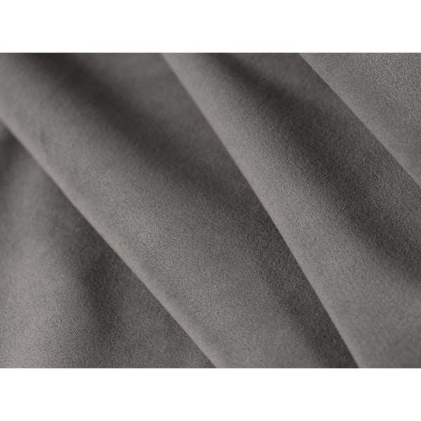 Tmavě šedá čalouněná dvoulůžková postel s roštem 160x200 cm Lily - Micadoni Home-image-1