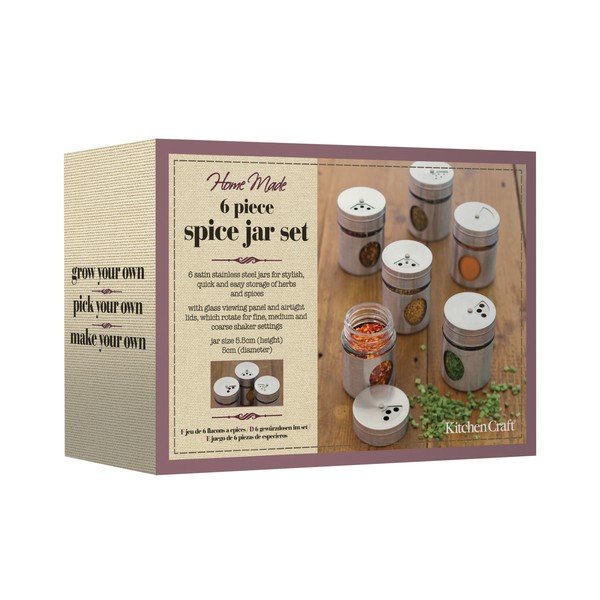 Sada 6 kořenek Kitchen Craft Spices-image-2