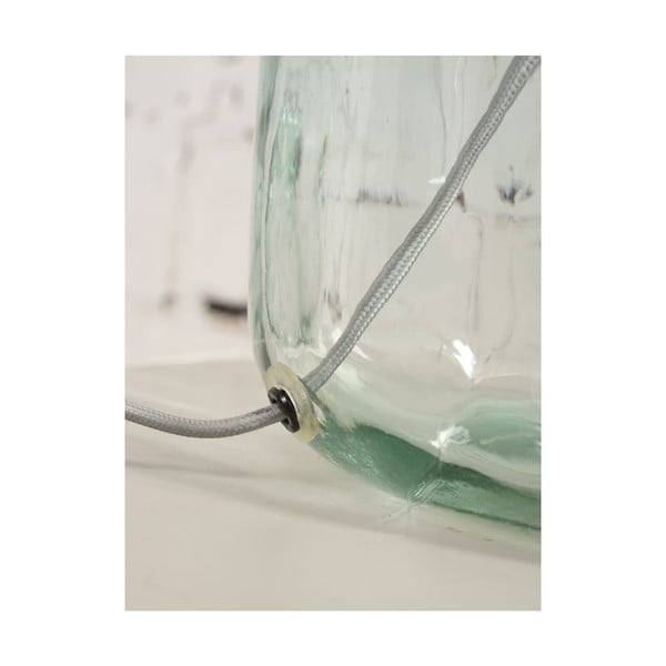 Stolní lampa s béžovým stínidlem a konstrukcí z recyklovaného skla Good&Mojo Murano, ⌀ 30 cm-image-1