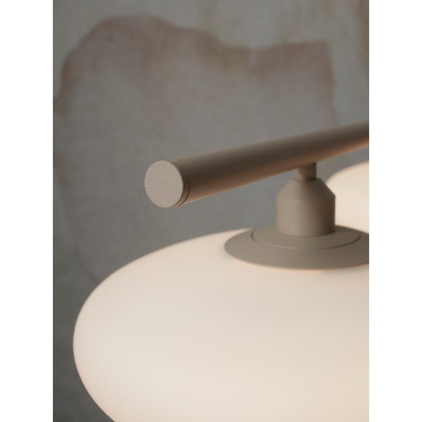 Krémové závěsné svítidlo se skleněným stínidlem Sapporo – it's about RoMi-image-3