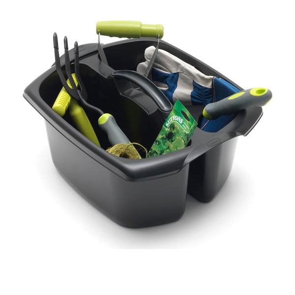 Černý dvojitý kbelík Addis Caddy-image-1