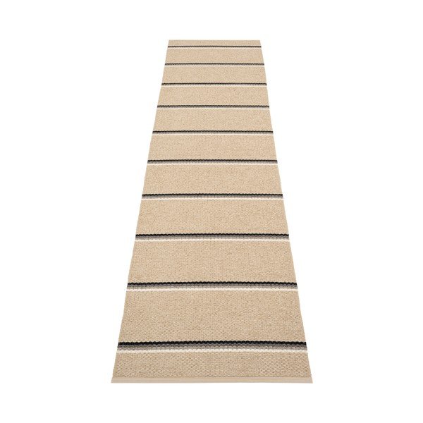 Béžový vnitřní a venkovní běhoun 70x300 cm Olle Mud Beige – Pappelina