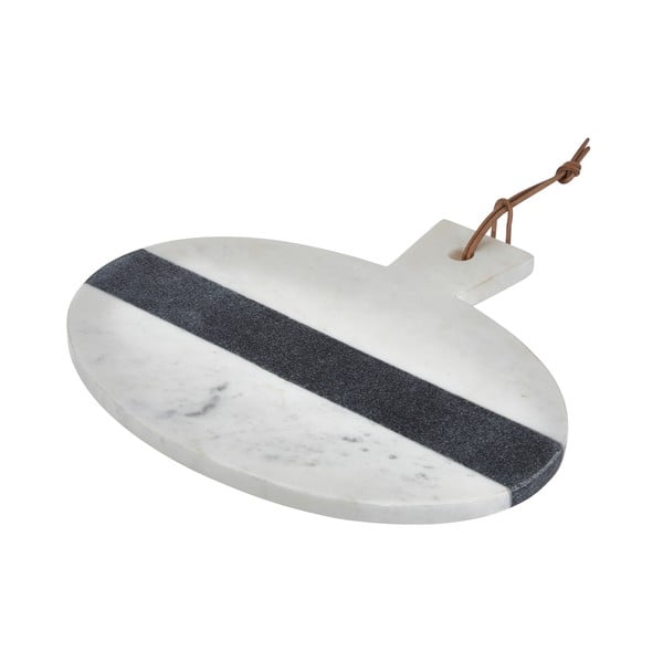 Bílo-šedé mramorové servírovací prkénko Premier Housewares Marble
