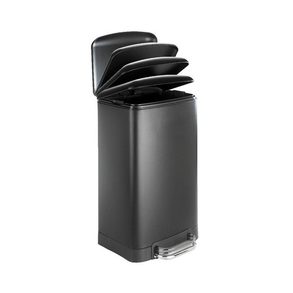 Černý odpadkový koš Wenko, 30 l-image-1
