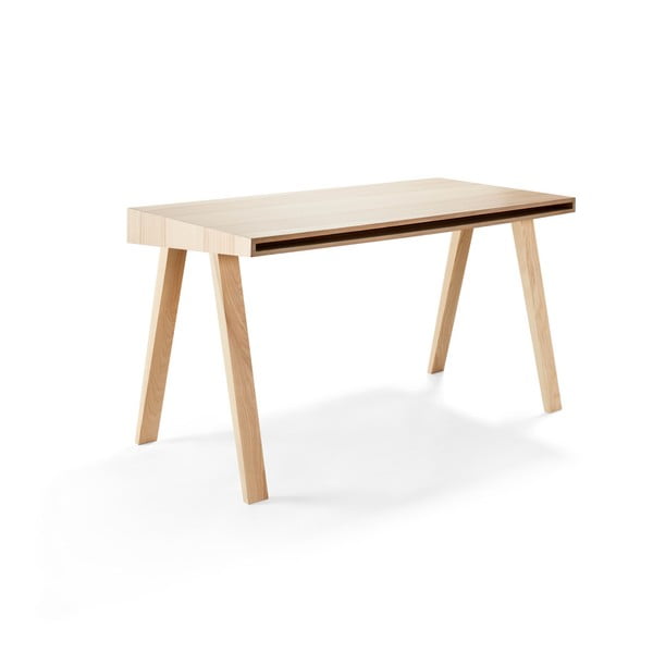 Psací stůl z jasanového dřeva EMKO 4.9, 140 x 70 cm-image-4