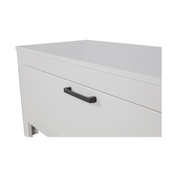 Světle šedý TV stolek z borovicového dřeva 120x45x40 cm Bonk – WOOOD-image-4