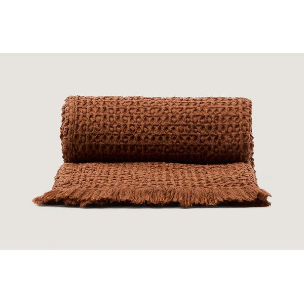 Hnědá deka 130x170 cm Nulina – Kave Home-image-3