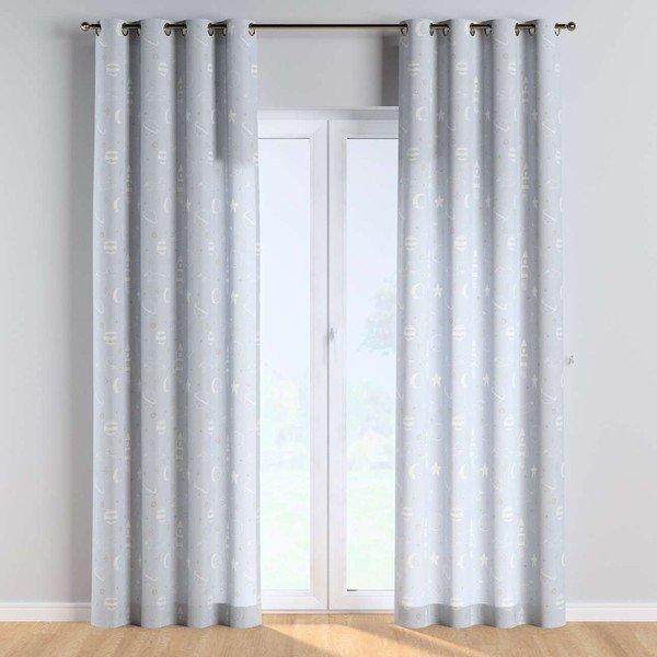 Dětský závěs 260x130 cm Magic - Yellow Tipi-image-1