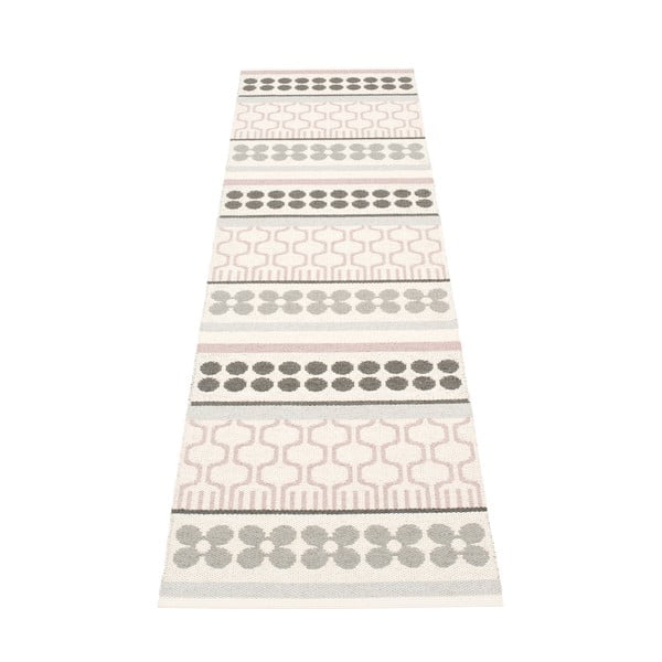 Světle růžovo-šedý vnitřní a venkovní běhoun 70x270 cm Asta Pale Rose – Pappelina-image-1