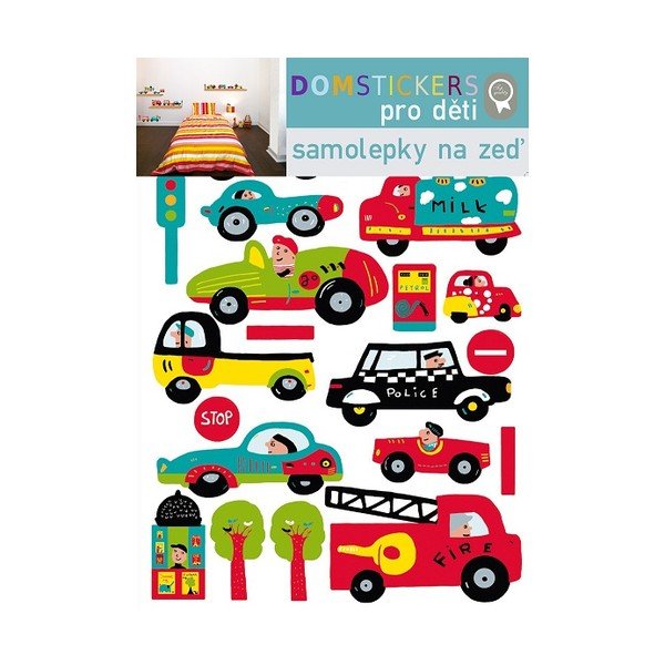 Samolepka na zeď Autíčka-image-1