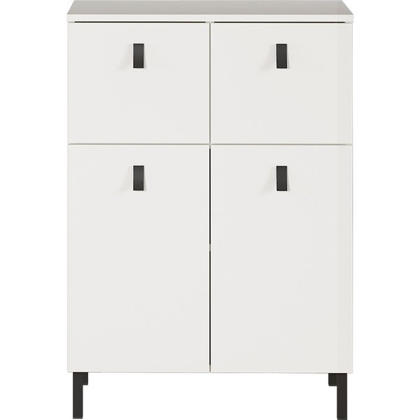 Bílá skřínka Germania Tulsa, výška 86 cm-image-1