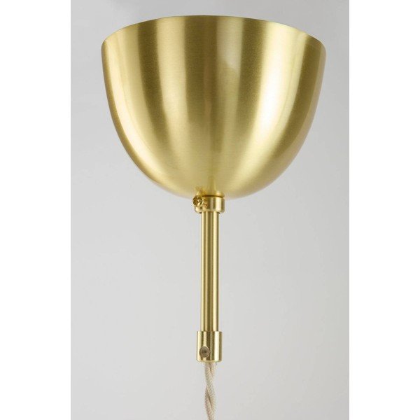 Červené/ve zlaté barvě skleněné závěsné svítidlo ø 30 cm Nugget – Jotex-image-3