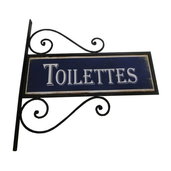 Nástěnná cedule Antic Line Toilettes