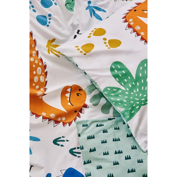 Bavlněné dětské povlečení na jednolůžko 140x200 cm Dinos – Bonami Selection-image-1