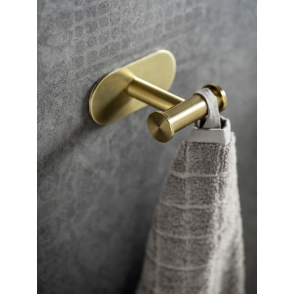 Samodržící háček z nerezové oceli Orea Gold – Wenko-image-1