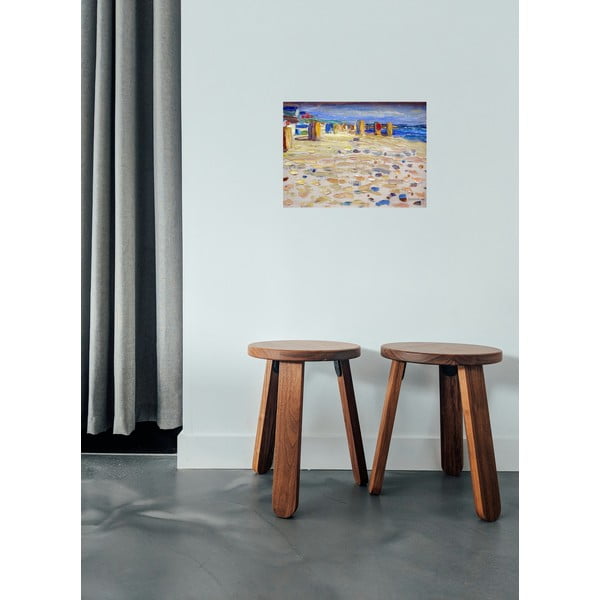 Obraz - reprodukce 40x30 cm Holland - Beach Chairs, Wassily Kandinsky – Fedkolor-image-1