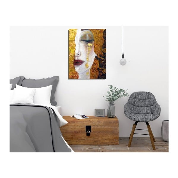 Nástěnná reprodukce na plátně Gustav Klimt Golden Tears, 30 x 40 cm-image-2