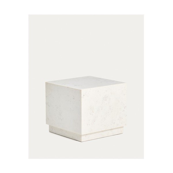 Mramorový odkládací stolek 40x40 cm Sorein – Kave Home-image-3