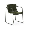 Zelená kovová zahradní židle Maurina – Kave Home