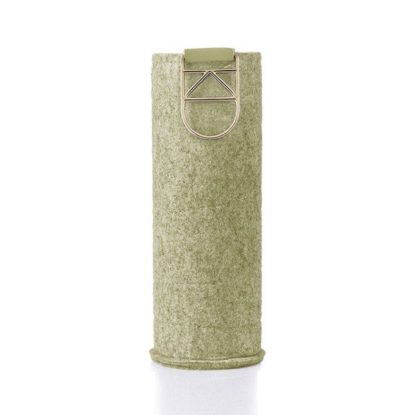 Zelená láhev z borosilikátového skla s plstěným obalem Equa Mismatch Playa, 750 ml-image-2