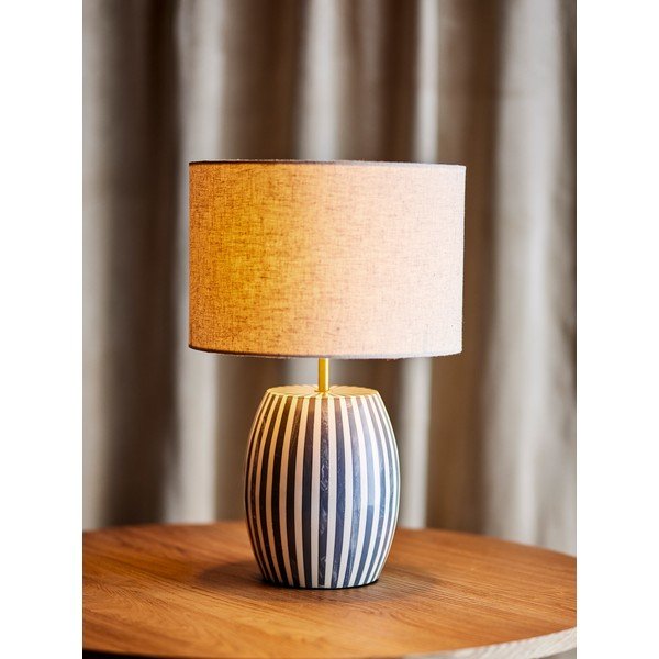 Bílá/šedá LED stolní lampa (výška 47 cm) Tali – Bloomingville-image-1