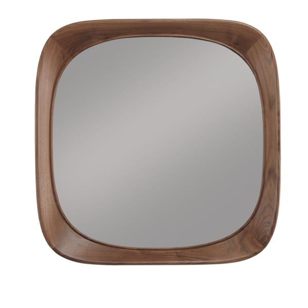 Nástěnné zrcadlo s rámem z ořechového dřeva Wewood - Portuguese Joinery Sixty's, délka 70 cm